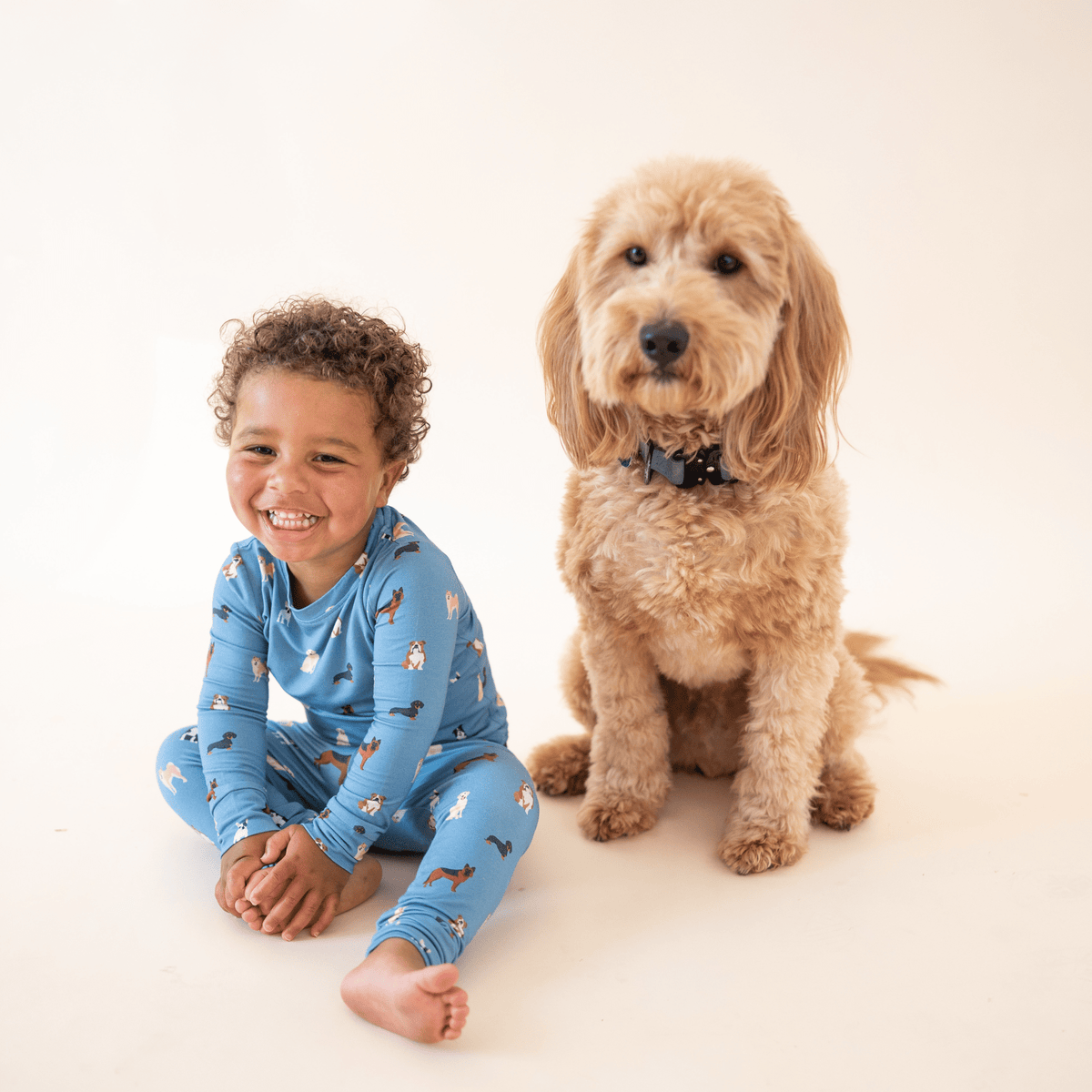 Bamboo 2-Piece Set - Blue Dog