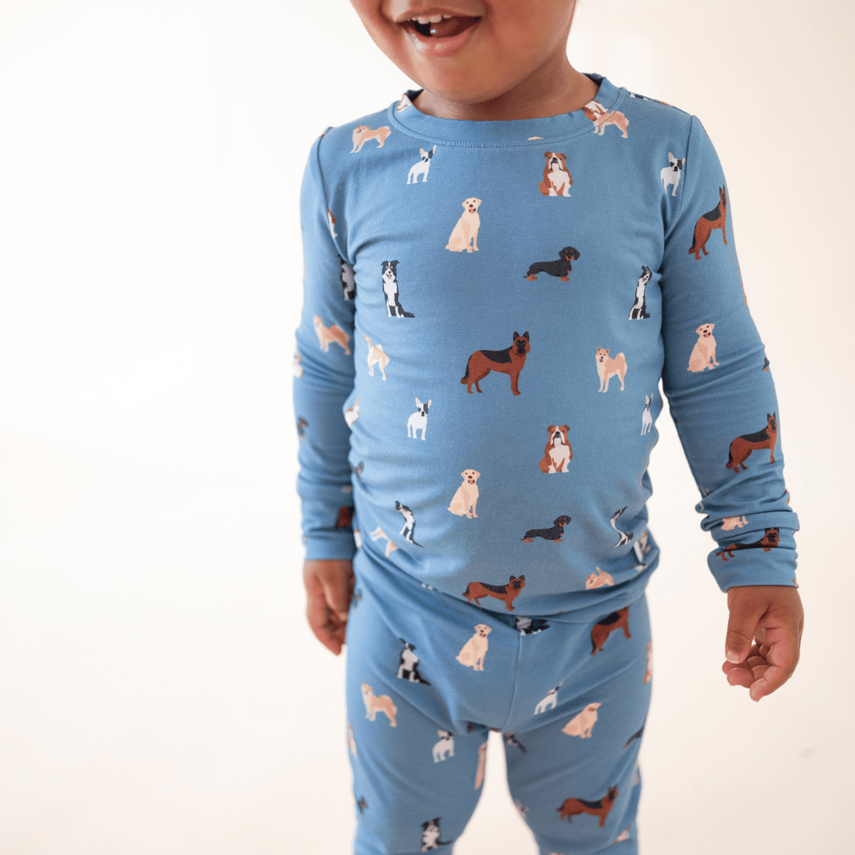 Bamboo 2-Piece Set - Blue Dog