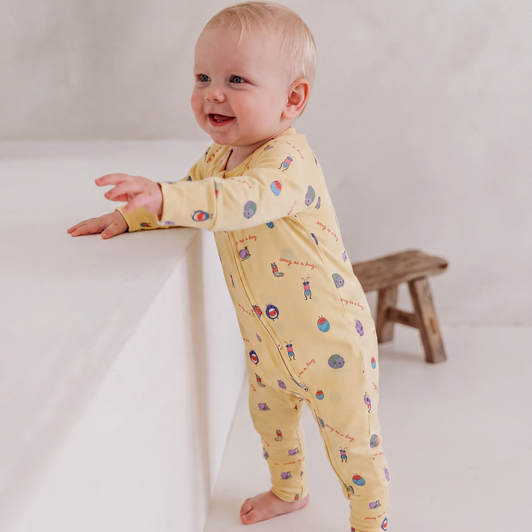 Bamboo 2-Way Convertible Zip Romper - Snug as a Bug
