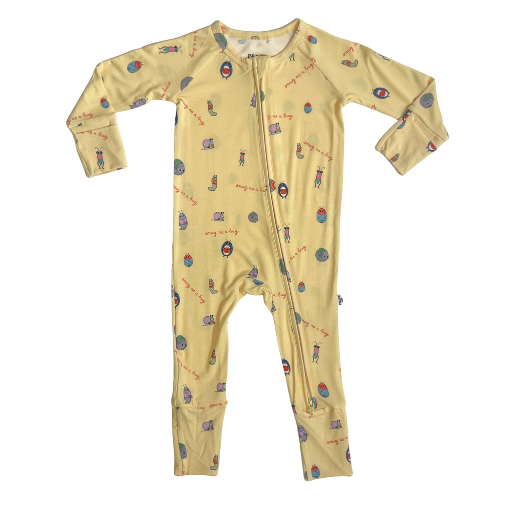 Bamboo 2-Way Convertible Zip Romper - Snug as a Bug