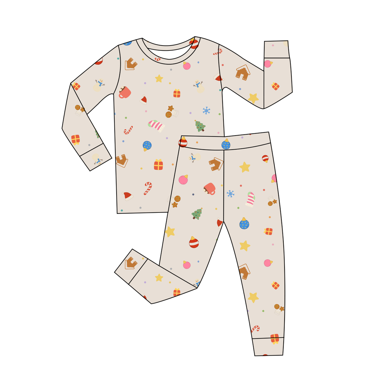 Bamboo Two-Piece Set — Peachy Christmas