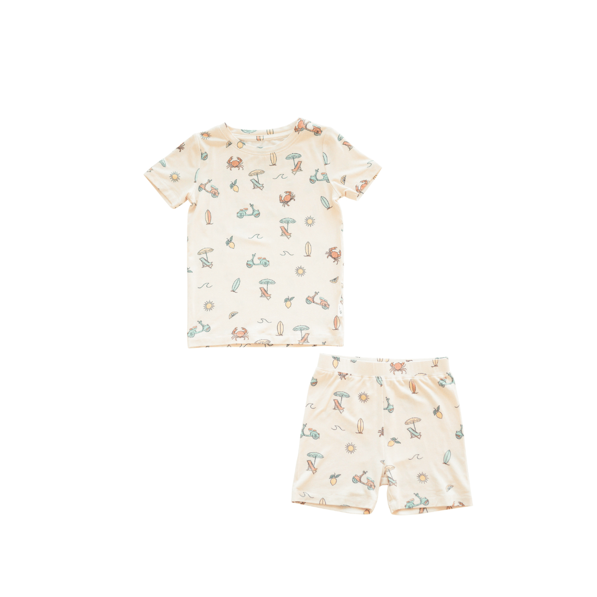 Bamboo Short Sleeve and Shorts 2-Piece Set