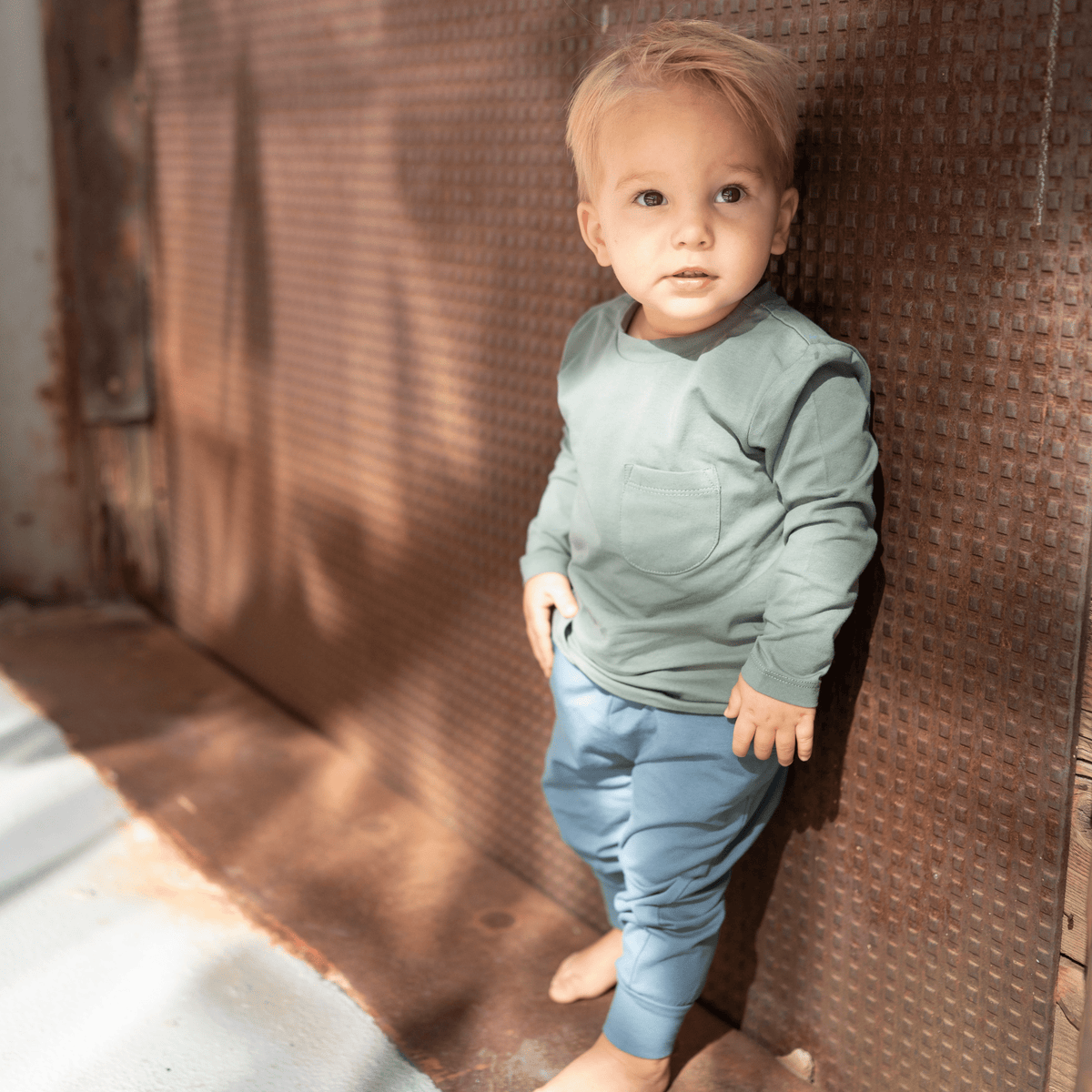 Charlie Long Sleeve Jersey Tee - Thyme