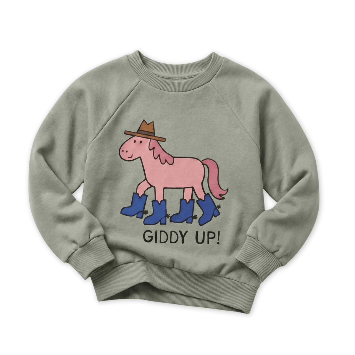 Organic Cotton Sweatshirt - Giddy Up