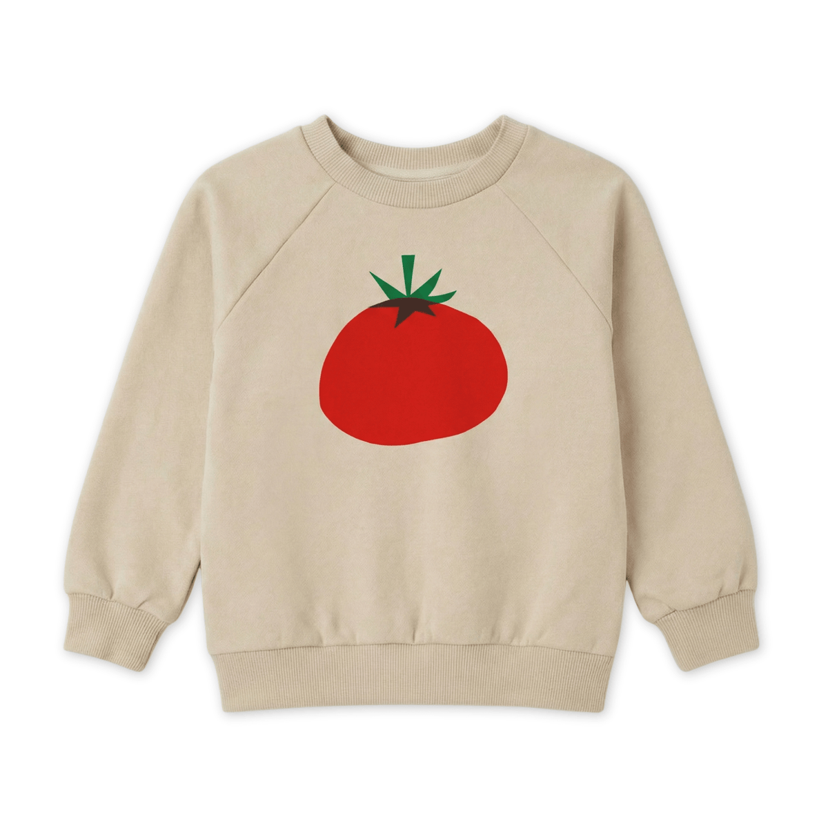 Organic Cotton Sweatshirt - Tomato