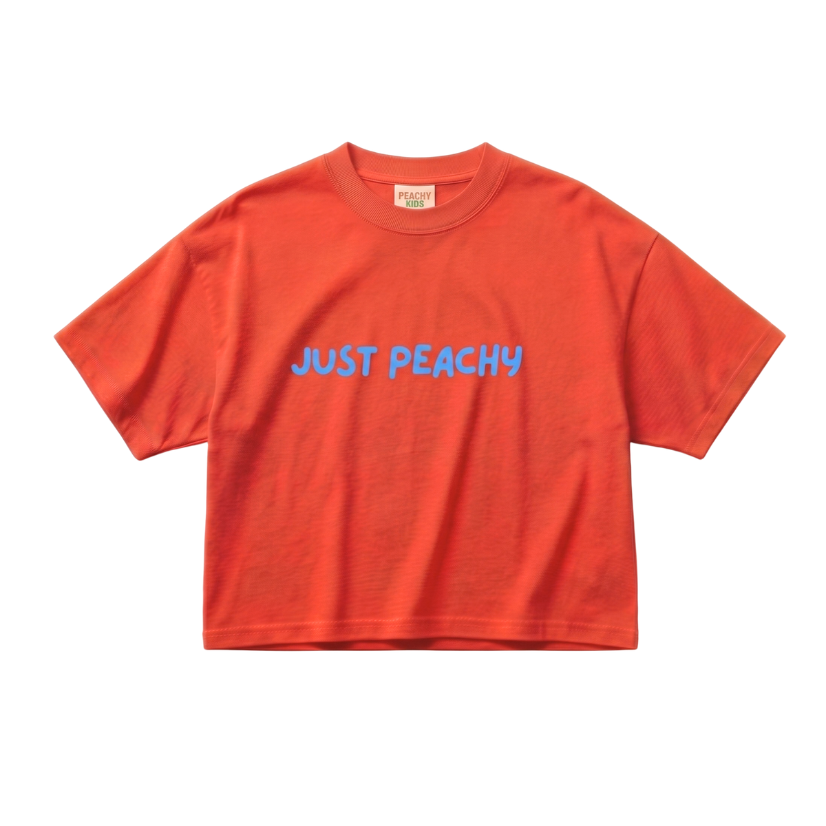 Organic Cotton Tee (Boxy Fit) - Just Peachy Tomato