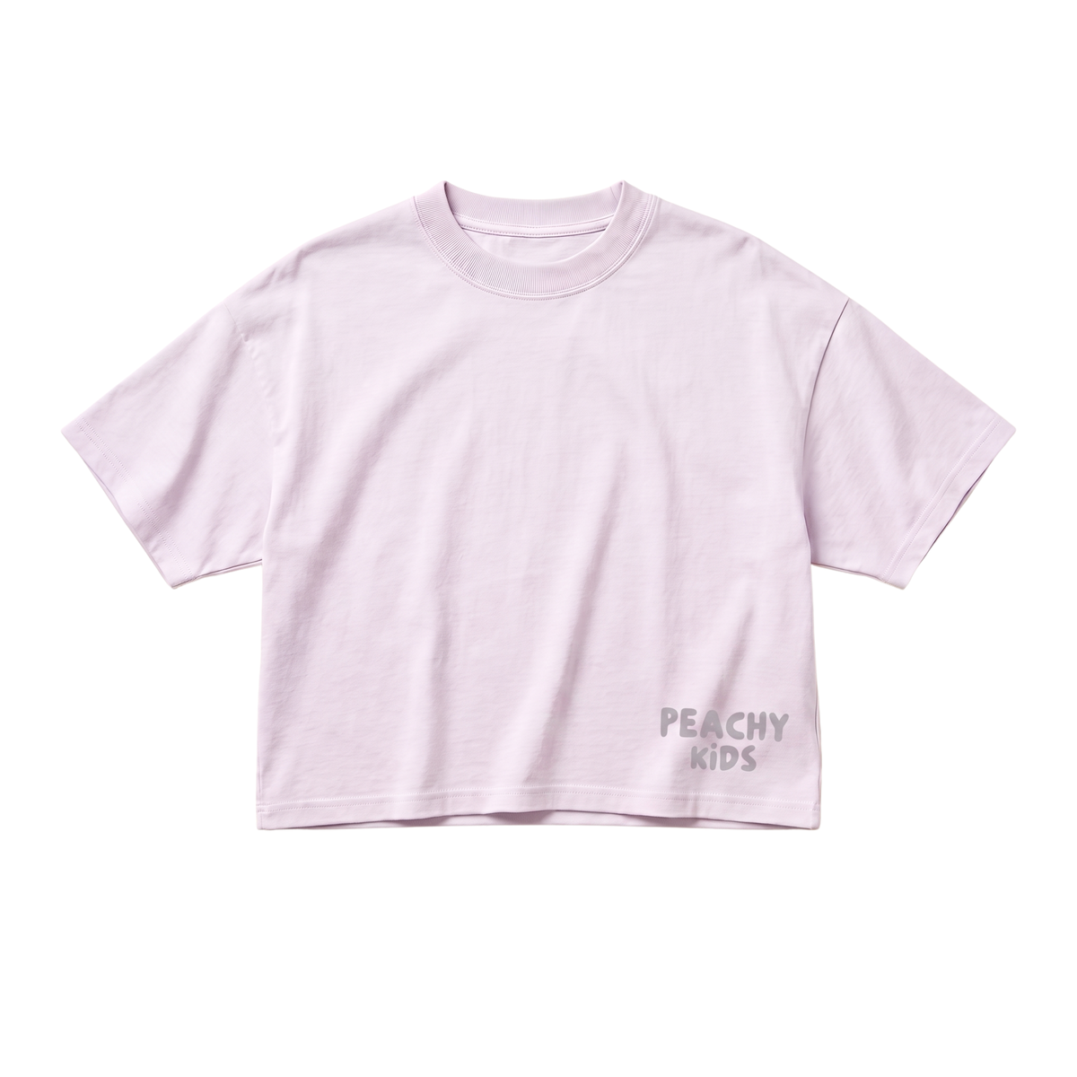 Organic Cotton Tee (Boxy Fit) - Brave Enough to Try Again Lilac