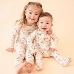 Baby and Toddler wearing bamboo summer vibes