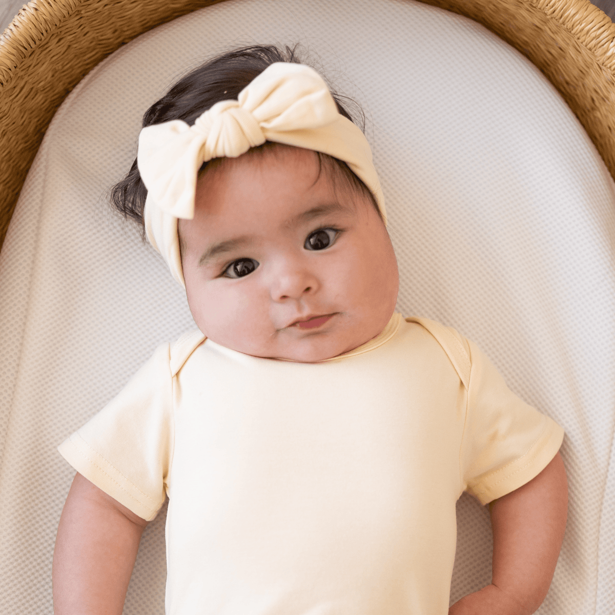 Organic Cotton Headband – Lemonade Yellow