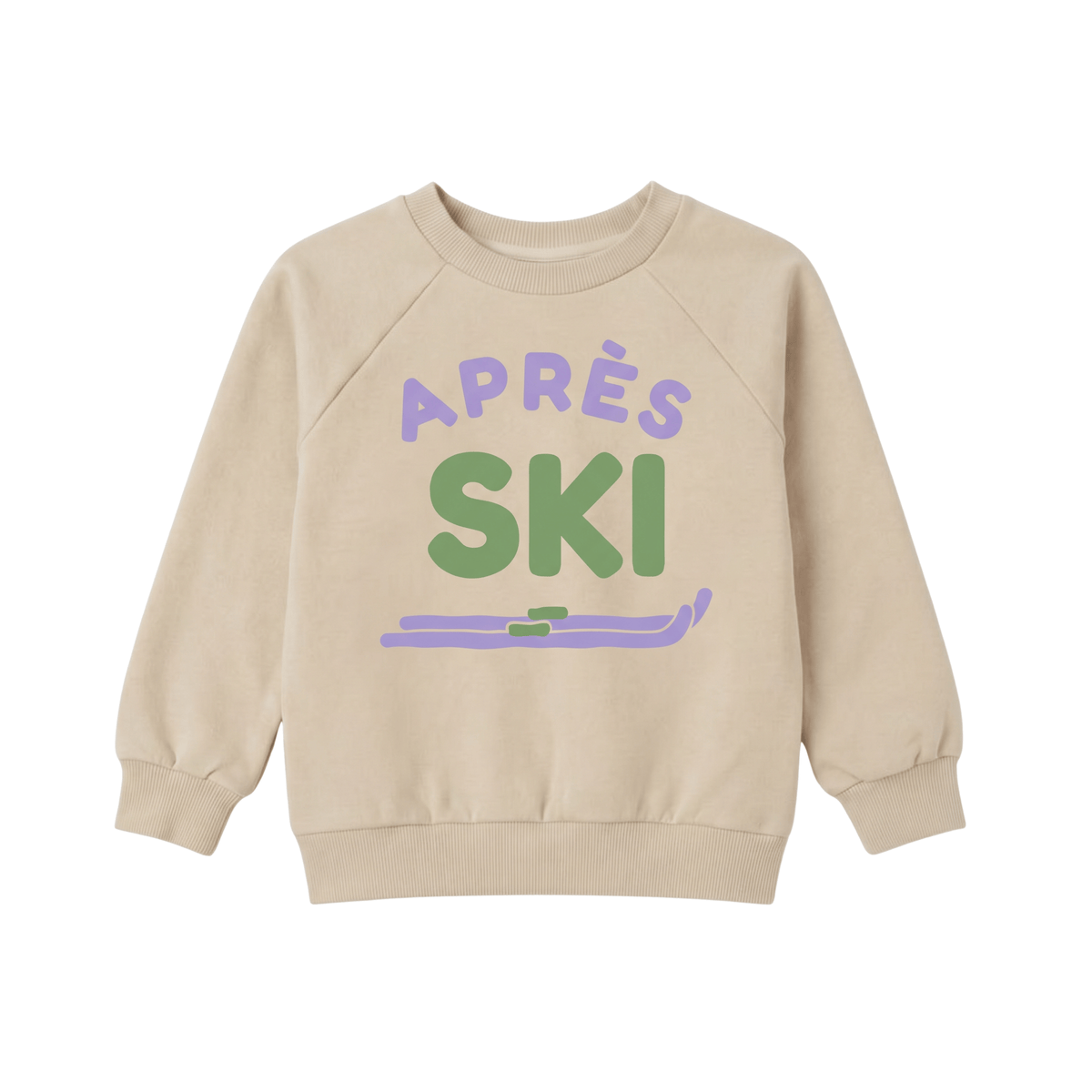 Organic Cotton Sweatshirt - Après Ski Lilac