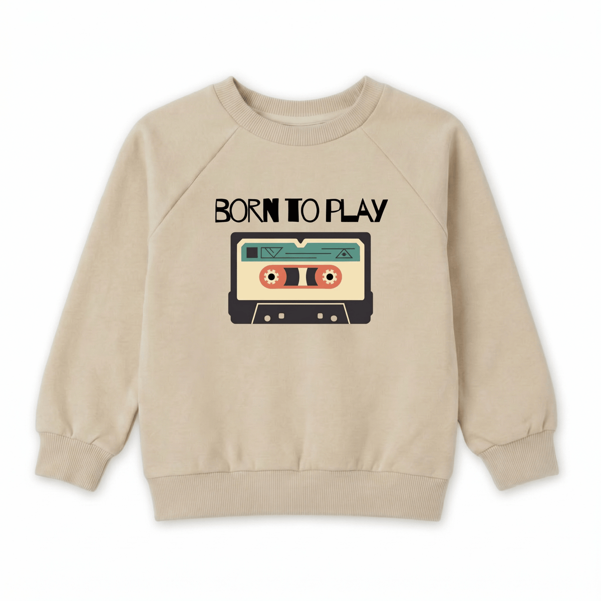 Organic Cotton Sweatshirt - Born to Play