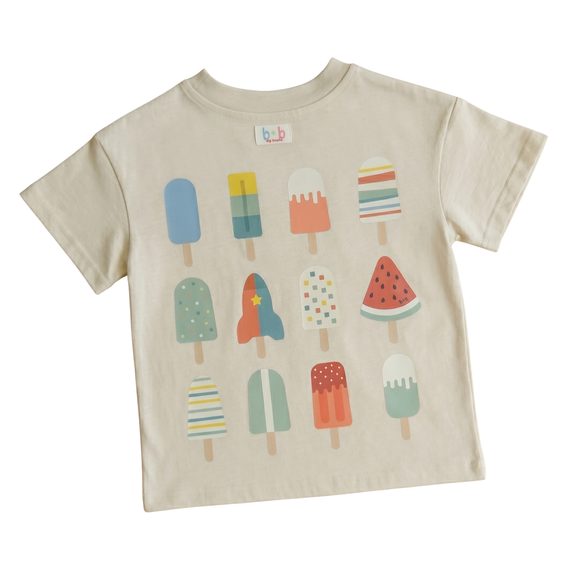 Organic Cotton Tee (Boxy Fit) - Popsicles