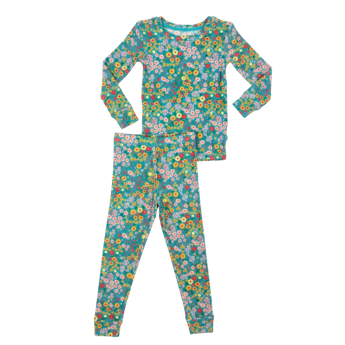 Ribbed Bamboo Two-Piece Set — Summer Meadow