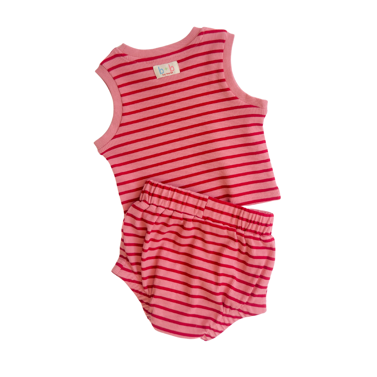 Ribbed Set - Strawberry