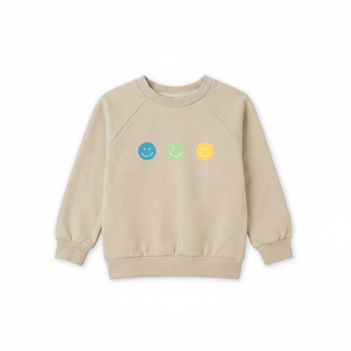 Organic Cotton Sweatshirt - Smiley