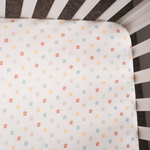 Stretch Crib Sheet, Sunlit Daisy Nursery