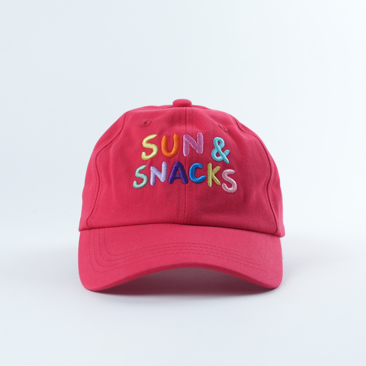 Kids Sun & Snacks Cap - Red