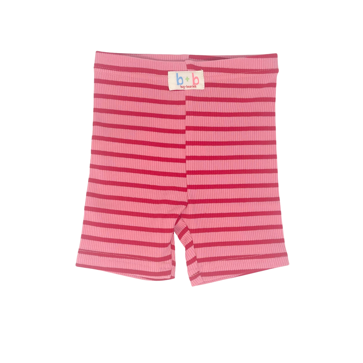 Ribbed Bike Short - Strawberry