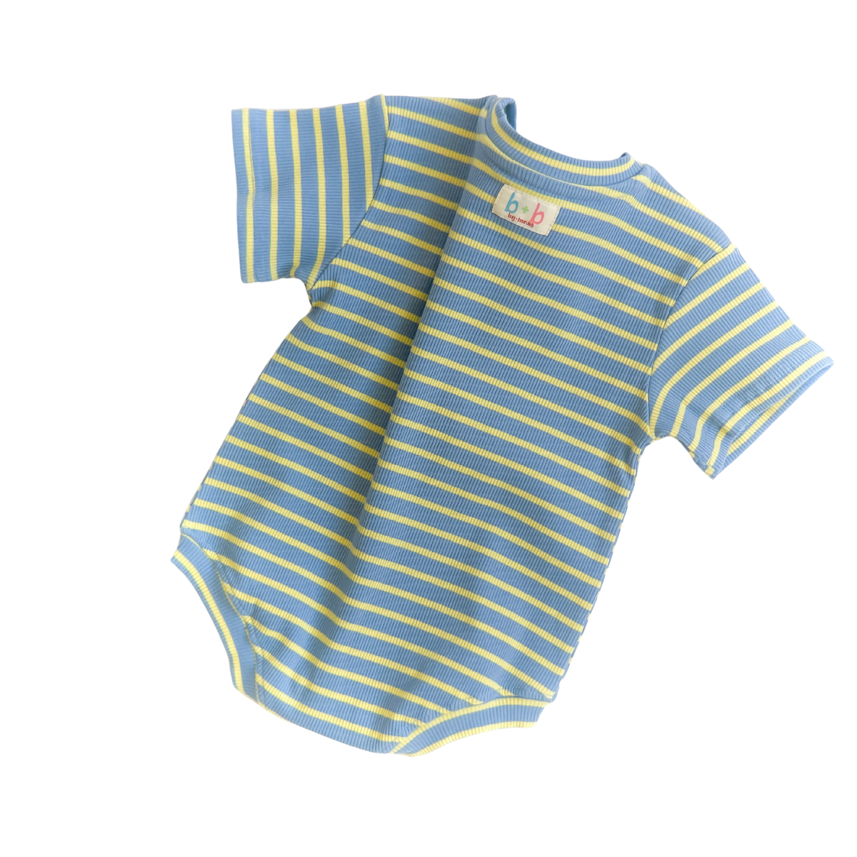 Ribbed Romper - Sand + Surf