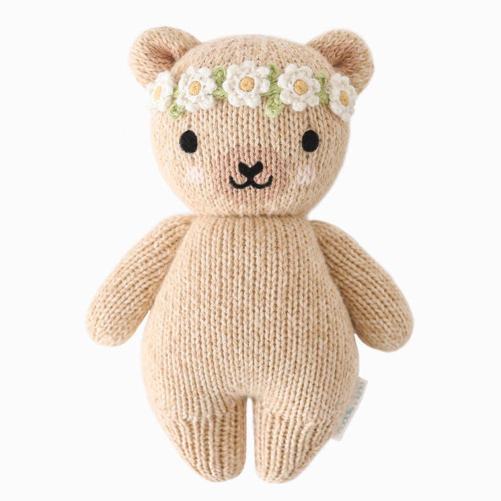 cuddle + kind Baby honey bear (ivory floral)