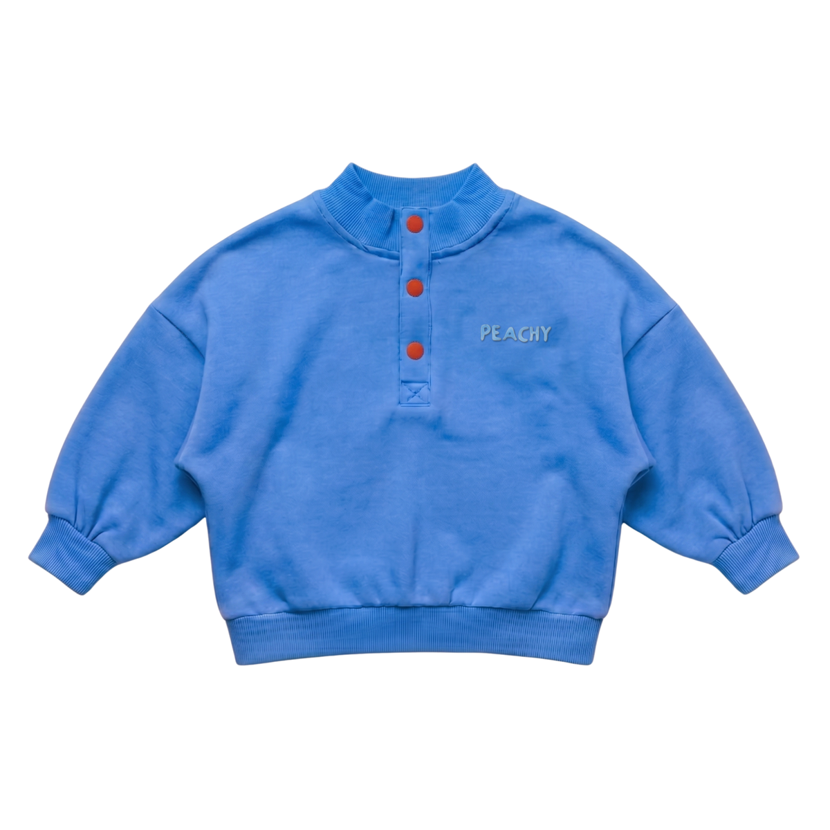 Play-All-Day Fleece Henley - Azure