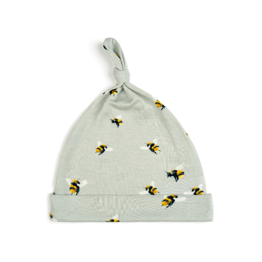 milkbarn bamboo knotted hat bumblebee