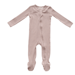 Cotton Baby Romper Mocha