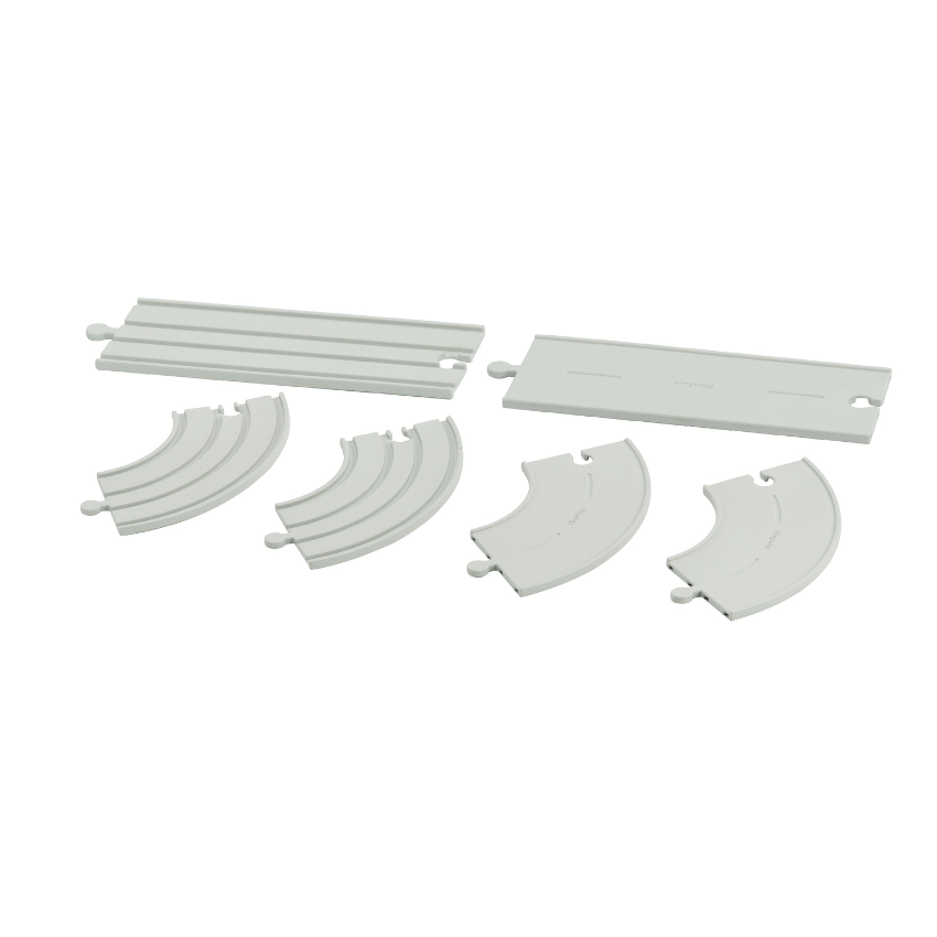 PlanWorld Rubber Road + Rail Expansion Tracks, Set C