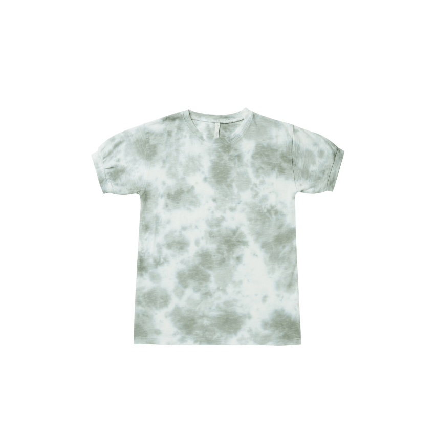 Jersey Shirt Dress, Aqua Tie-Dye