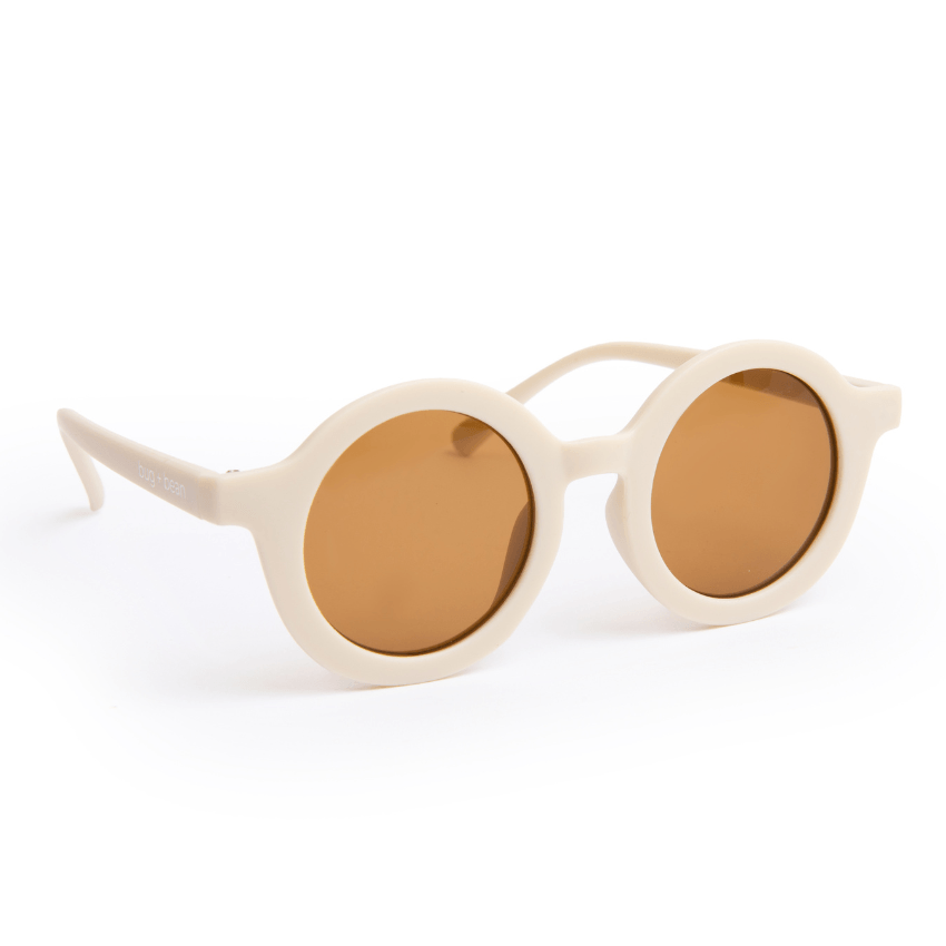Bug + Bean Kids Recycled Plastic Sunglasses, Buttercream